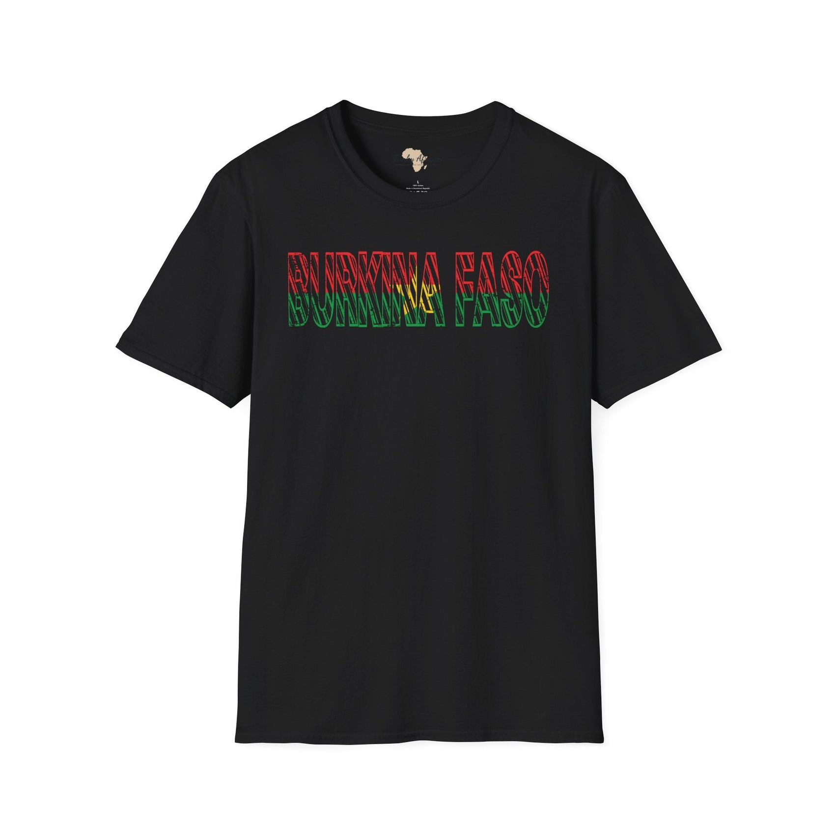 Burkina Faso text unisex softstyle tee Funky African