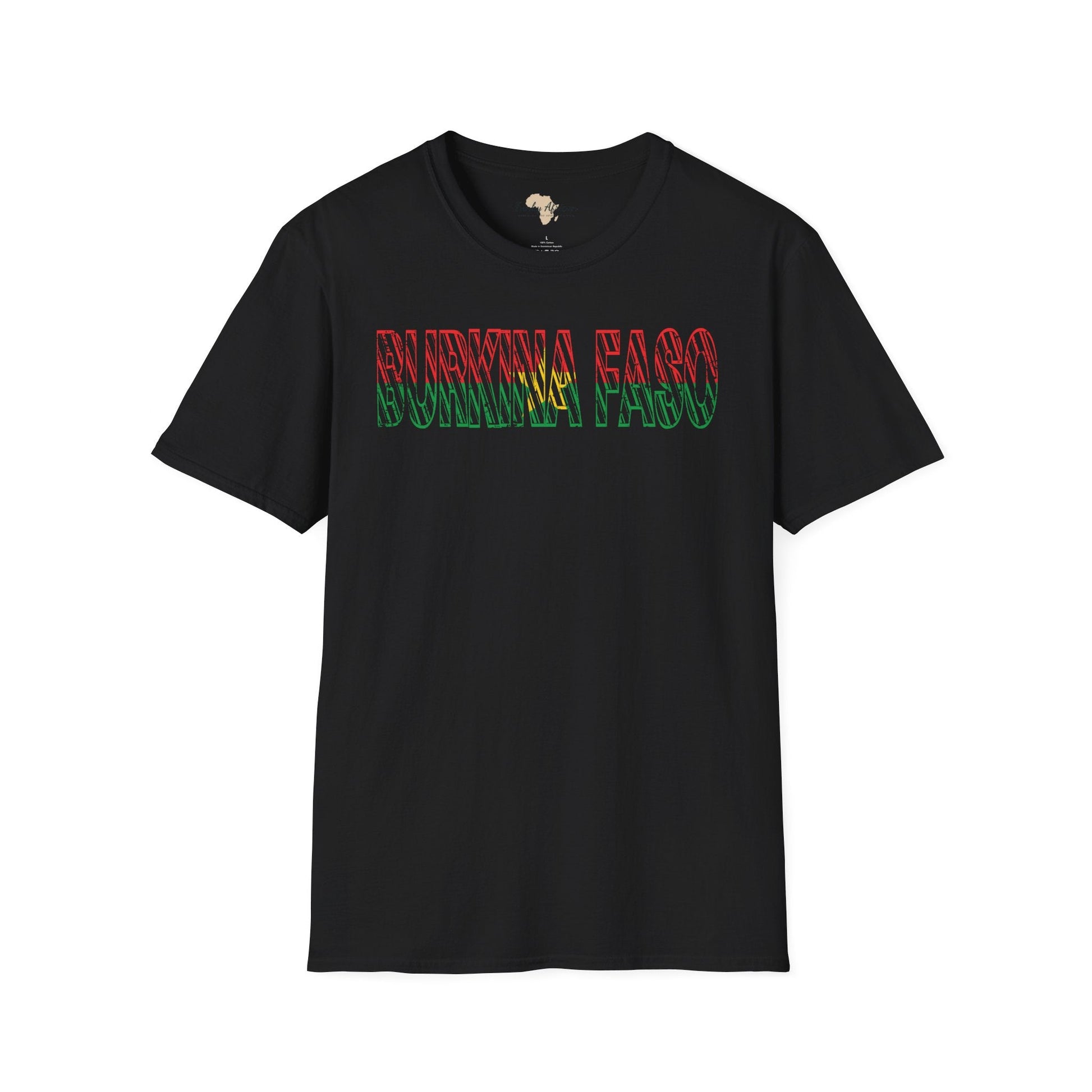 Burkina Faso text unisex softstyle tee Funky African