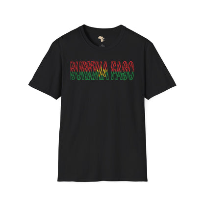 Burkina Faso text unisex softstyle tee