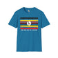 Uganda strip unisex softstyle tee Funky African