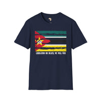 Mozambique strip unisex softstyle tee Funky African