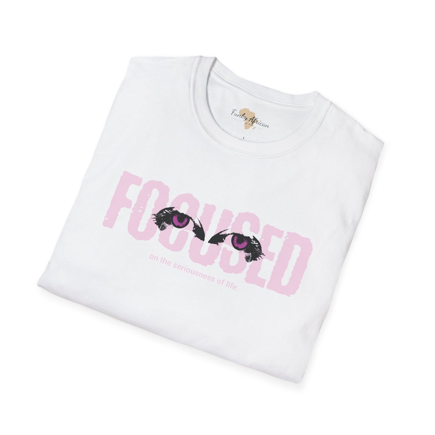 Focused unisex softstyle tee