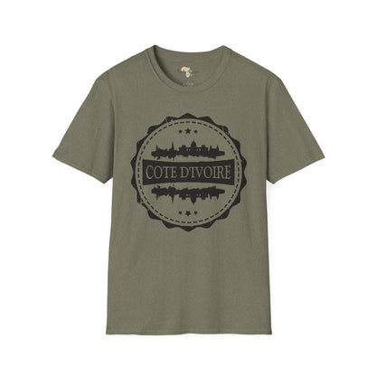 Côte d'Ivoire Stamp unisex tee