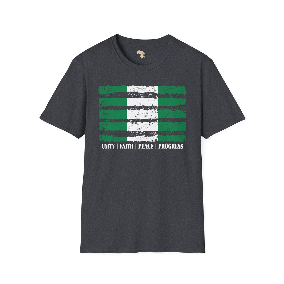 Nigeria strip unisex softstyle tee Funky African