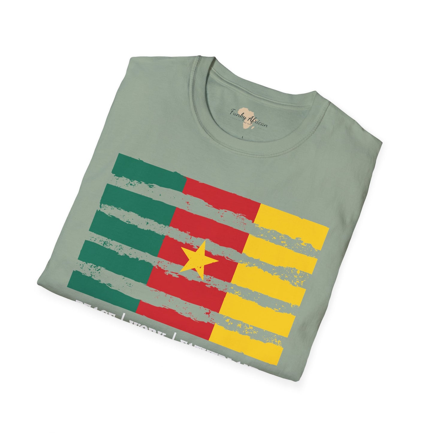 Cameroon strip unisex softstyle tee