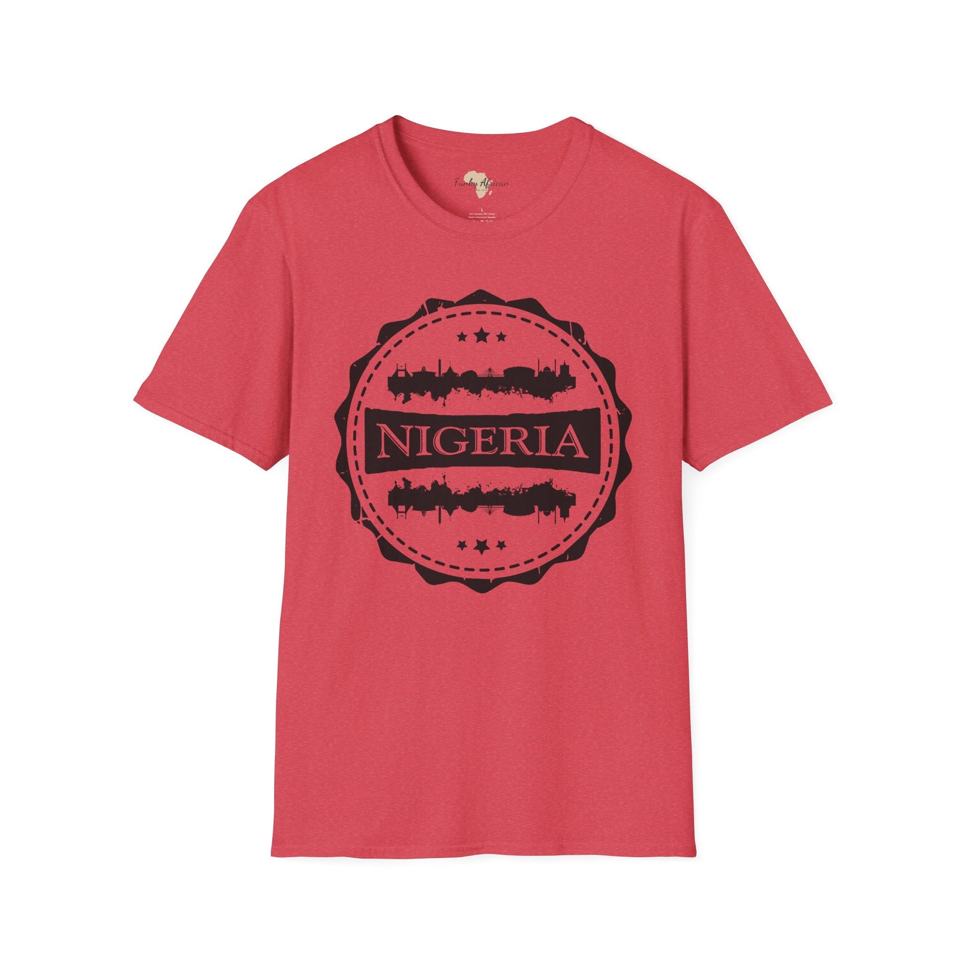 Nigeria Stamp unisex tee Funky African
