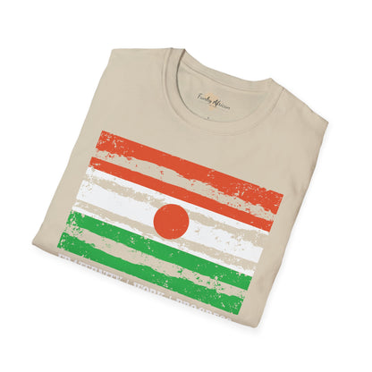 Nigerien strip unisex softstyle tee