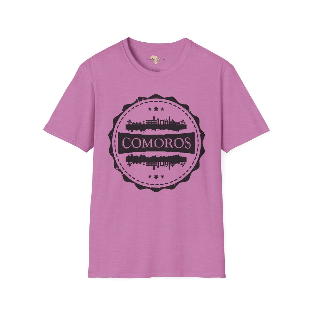 Comoros Stamp unisex tee Funky African