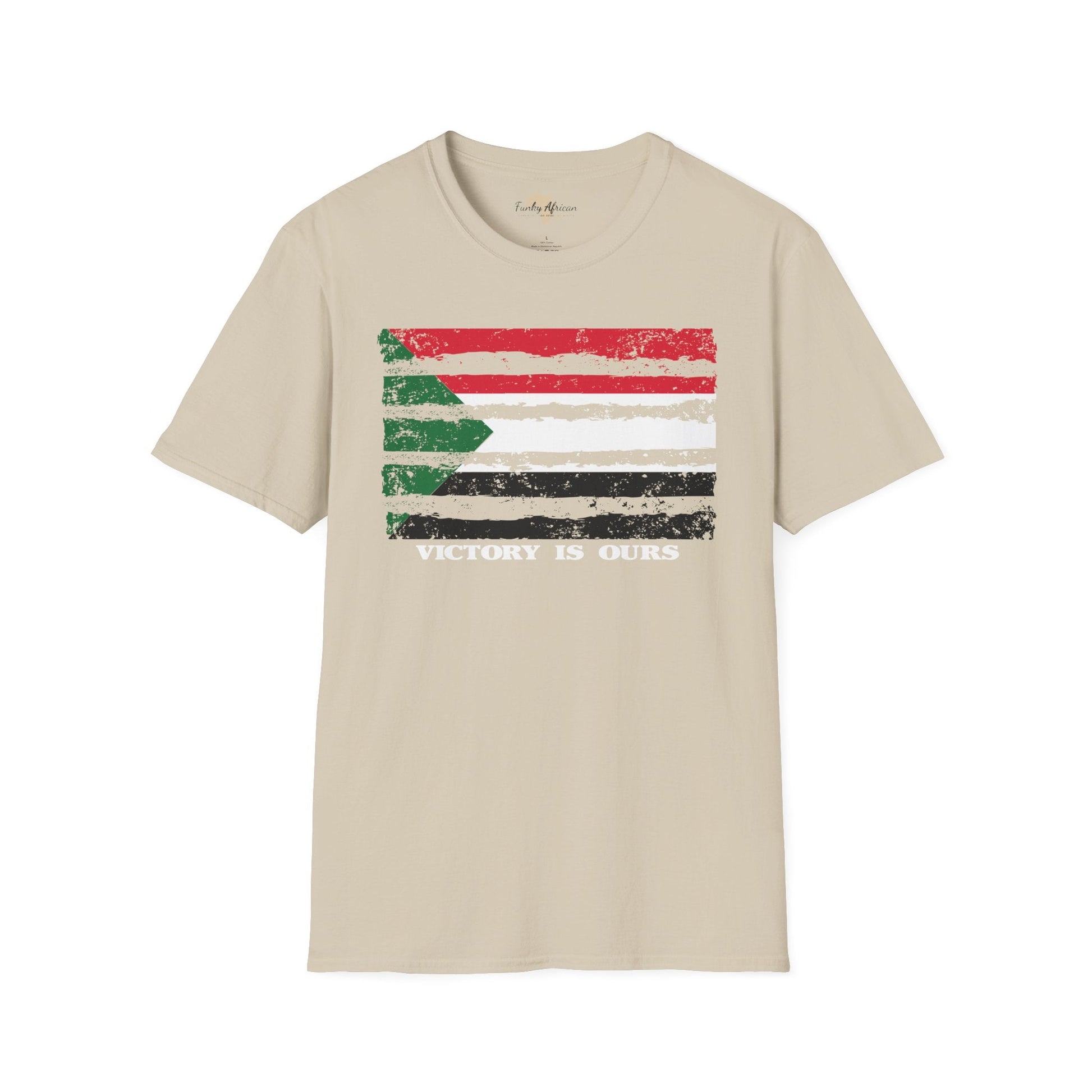 Sudan strip unisex softstyle tee Funky African
