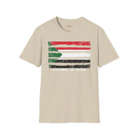 Sudan strip unisex softstyle tee Funky African