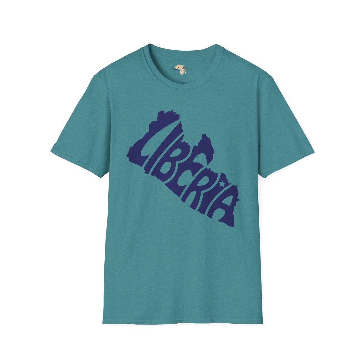 Liberia cut unisex softstyle tee Funky African