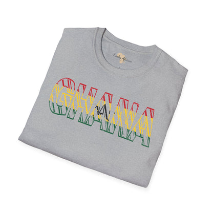 Ghana text unisex softstyle tee