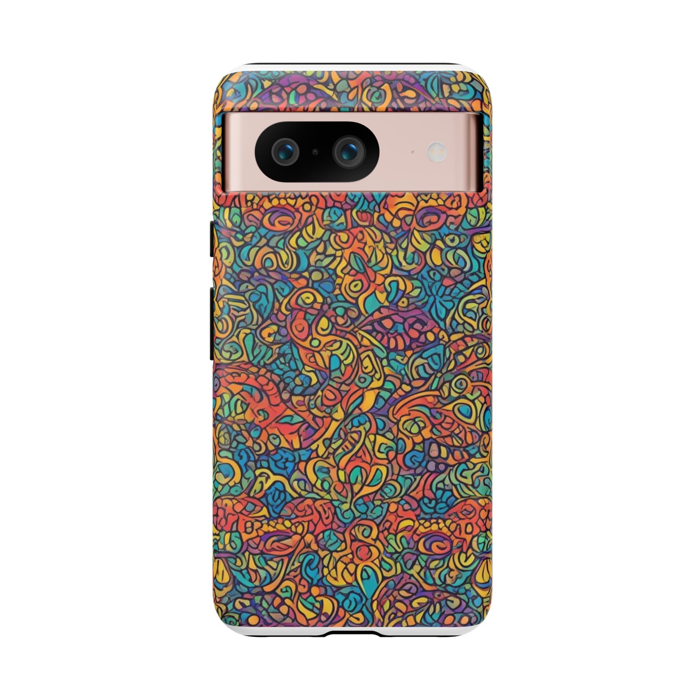 African Print Google Pixel Tough Cases