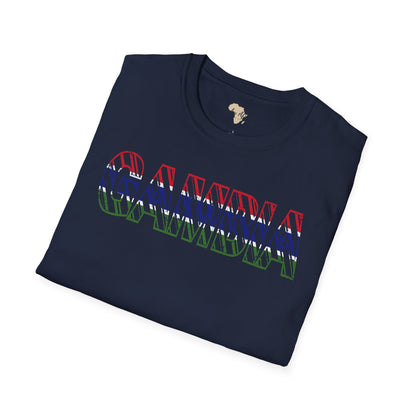 Gambia text unisex softstyle tee