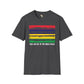Mauritius strip unisex softstyle tee Funky African
