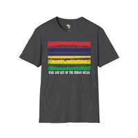 Mauritius strip unisex softstyle tee Funky African