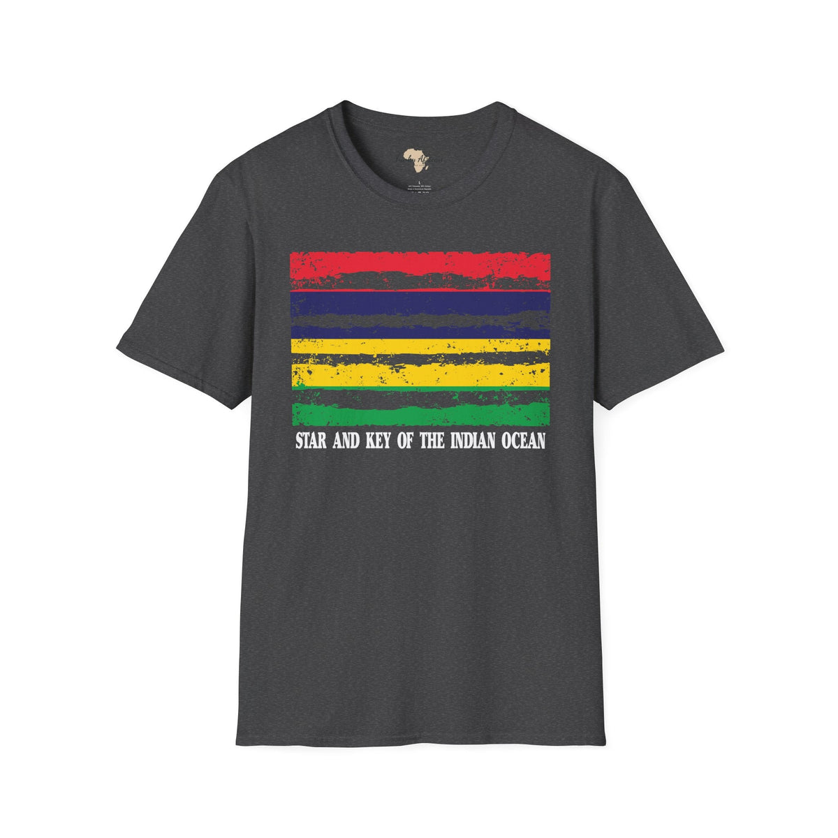 Mauritius strip unisex softstyle tee Funky African