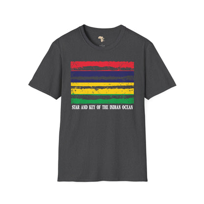 Mauritius strip unisex softstyle tee