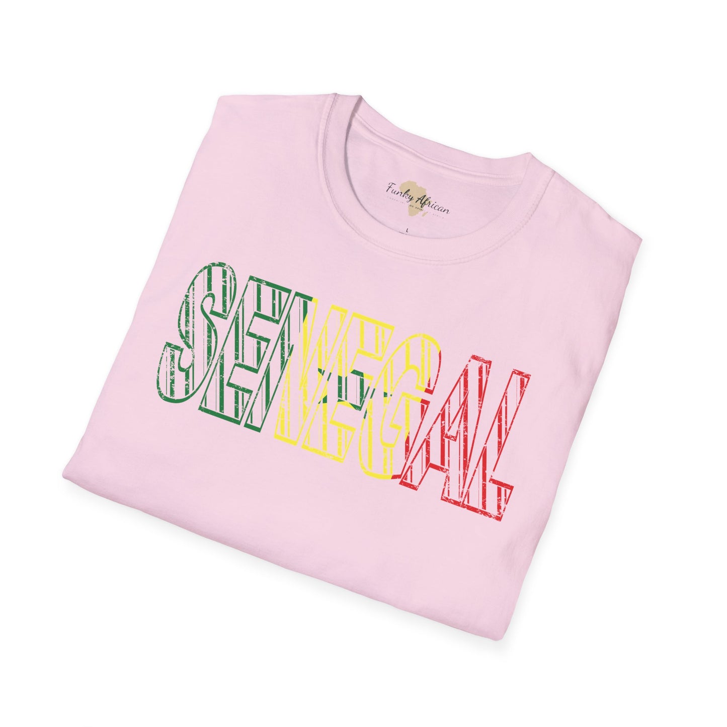 Senegal text unisex softstyle tee