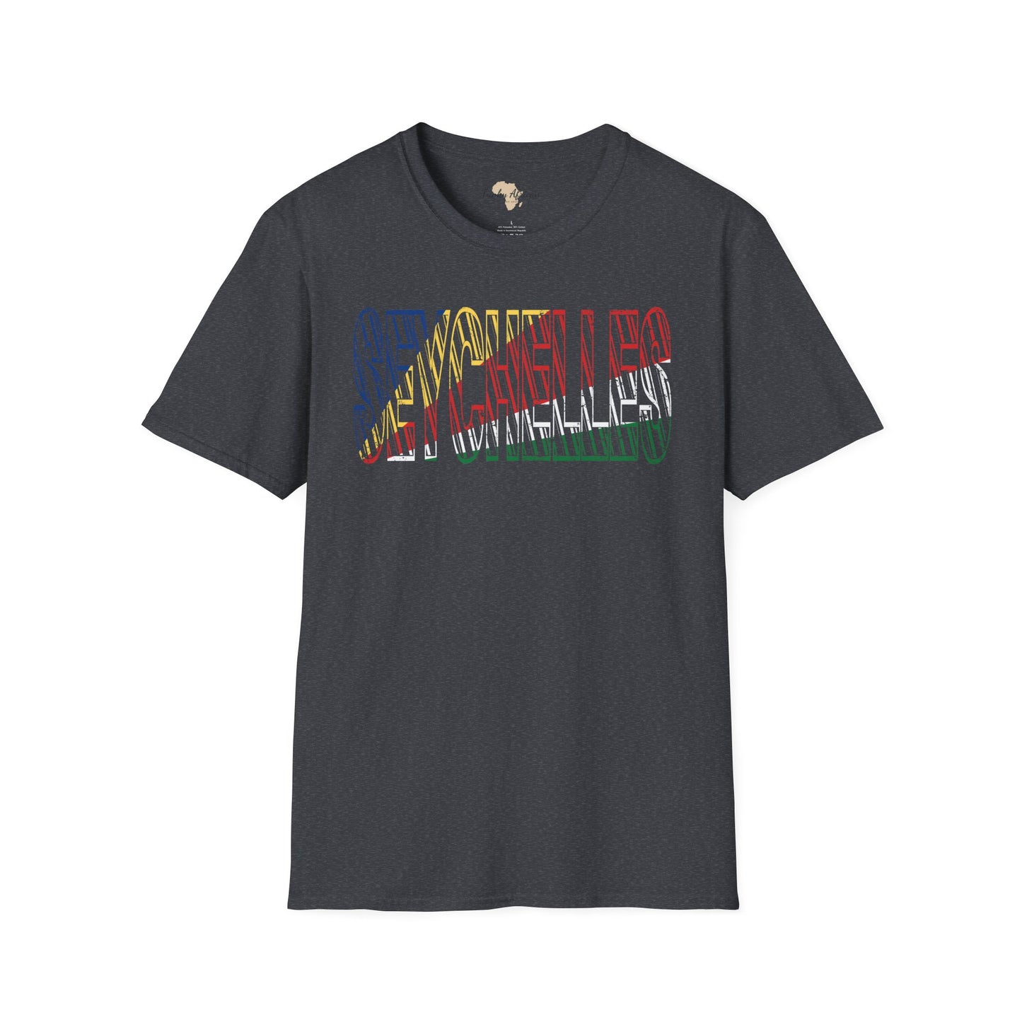 Seychelles text unisex softstyle tee