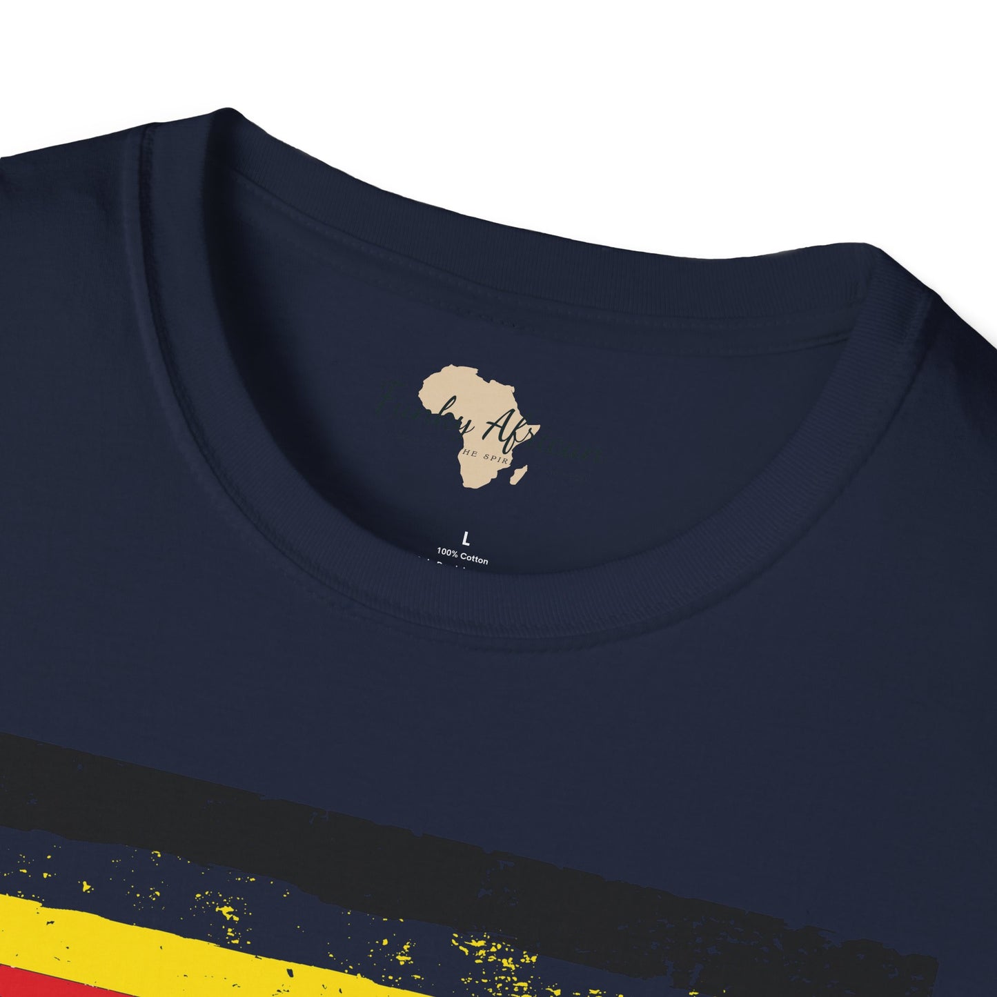 Uganda strip unisex softstyle tee