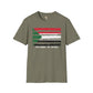Sudan strip unisex softstyle tee Funky African