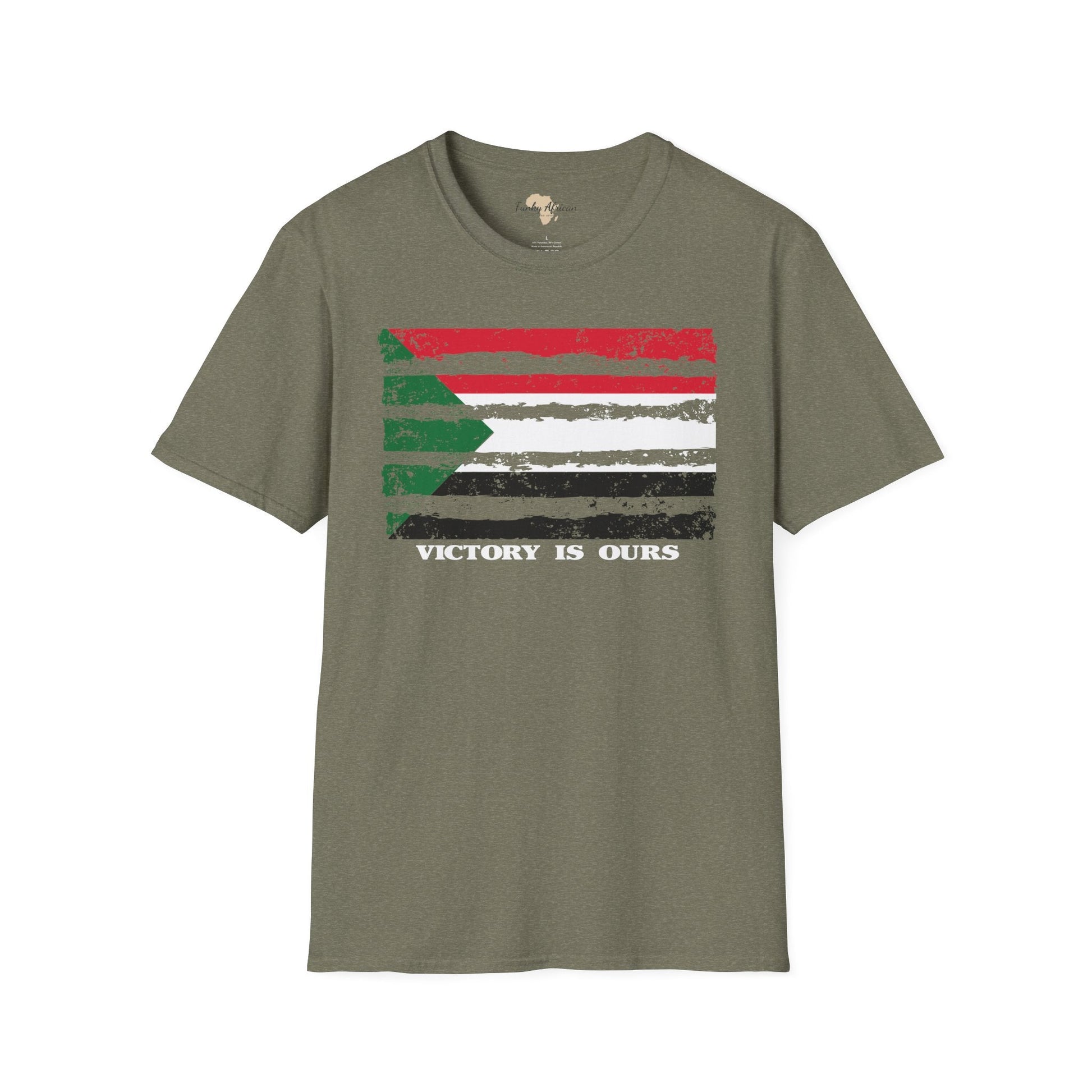 Sudan strip unisex softstyle tee Funky African
