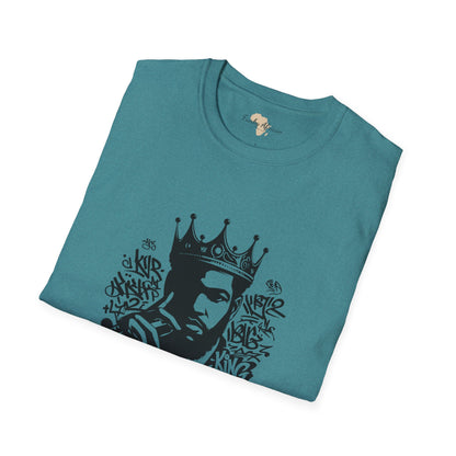 African King graffiti unisex softstyle tee