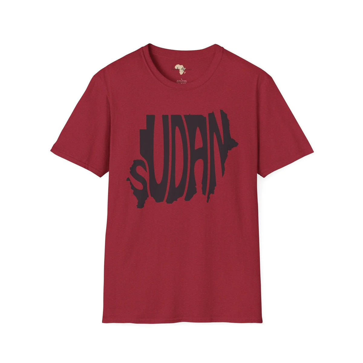 Sudan cut unisex softstyle tee Funky African