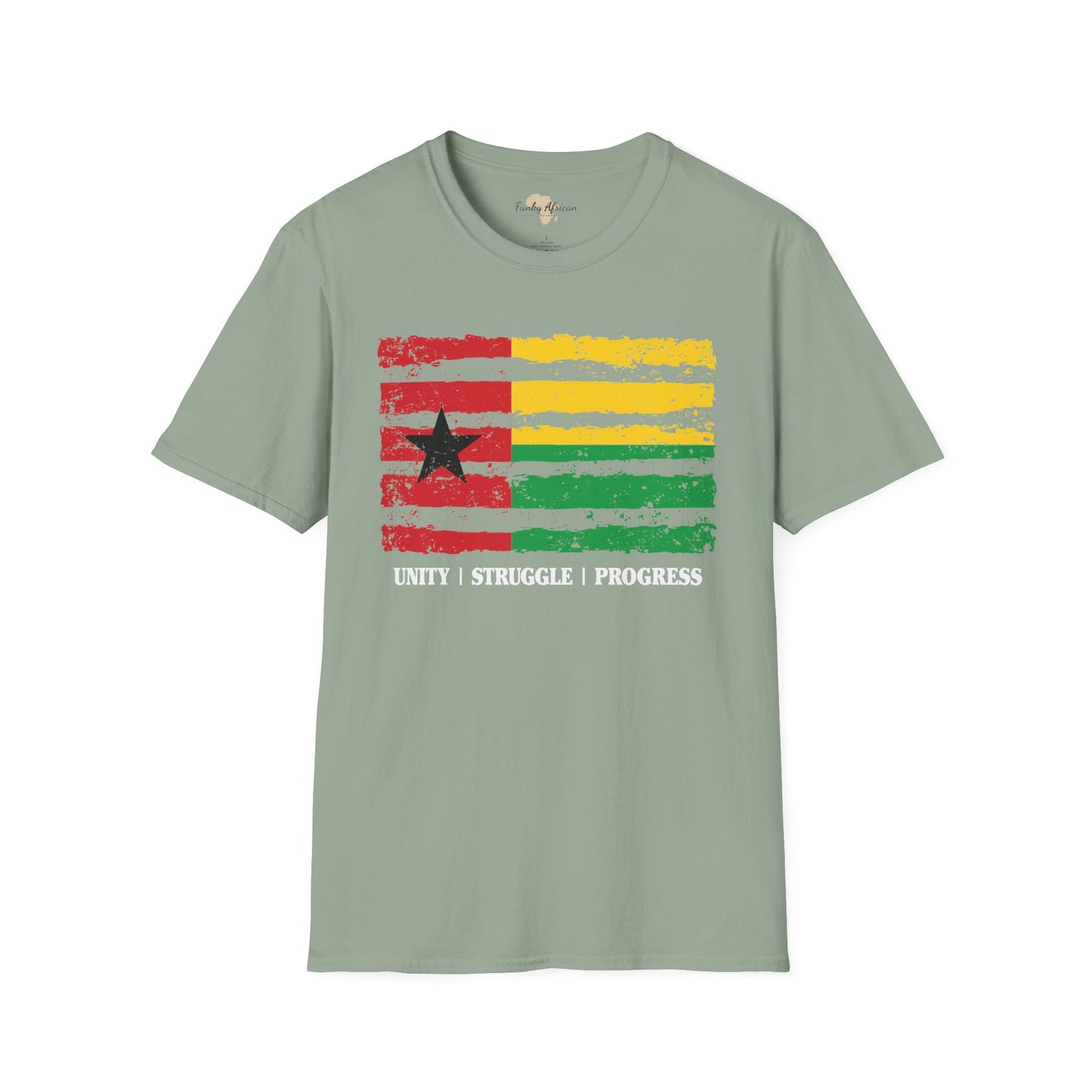 Guinea-Bissau strip unisex softstyle tee