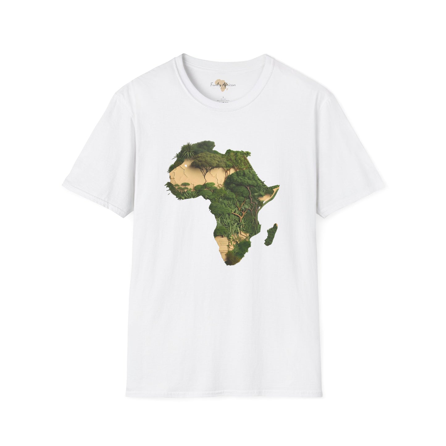 African forest unisex softstyle tee