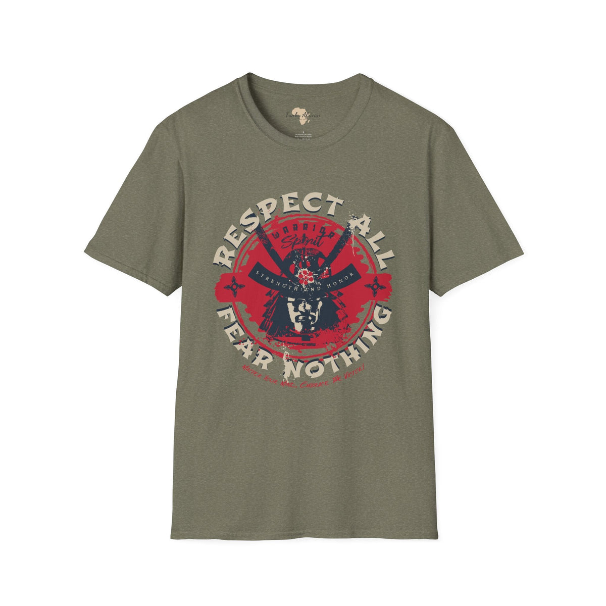 Respect all unisex softstyle tee Funky African