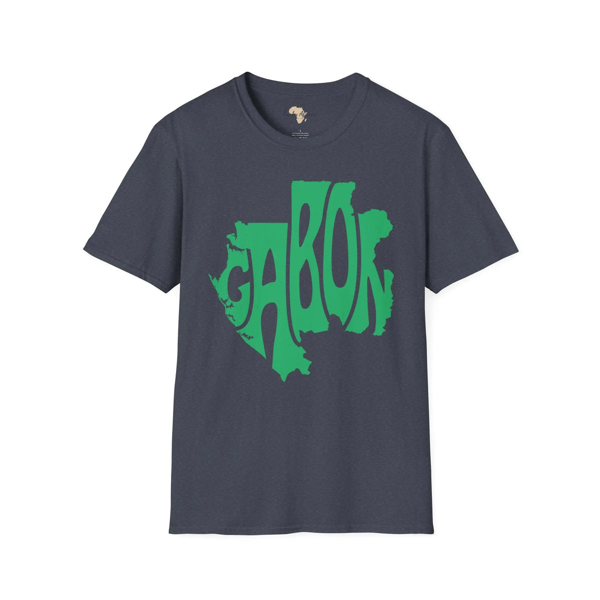 Gabon cut unisex softstyle tee Funky African