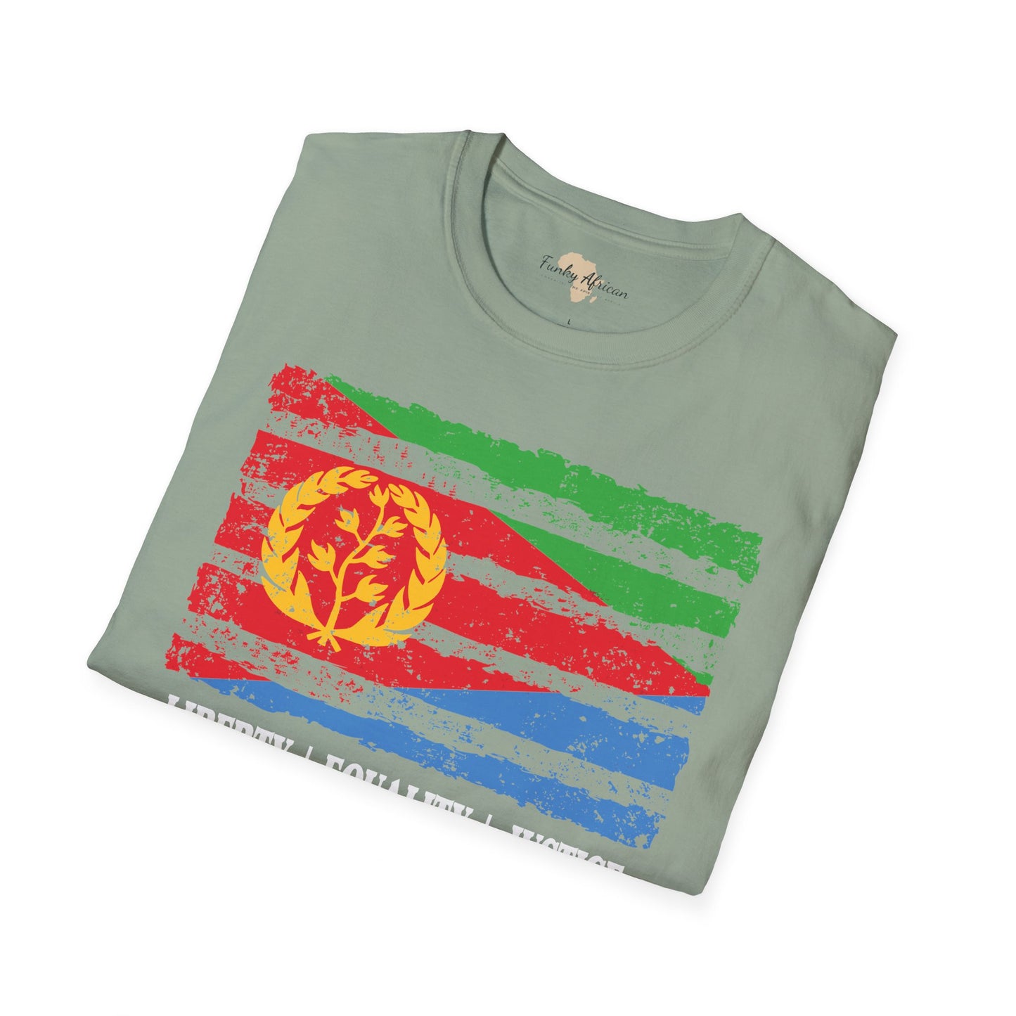 Eritrea strip unisex softstyle tee