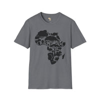 African map unisex softstyle tee Funky African
