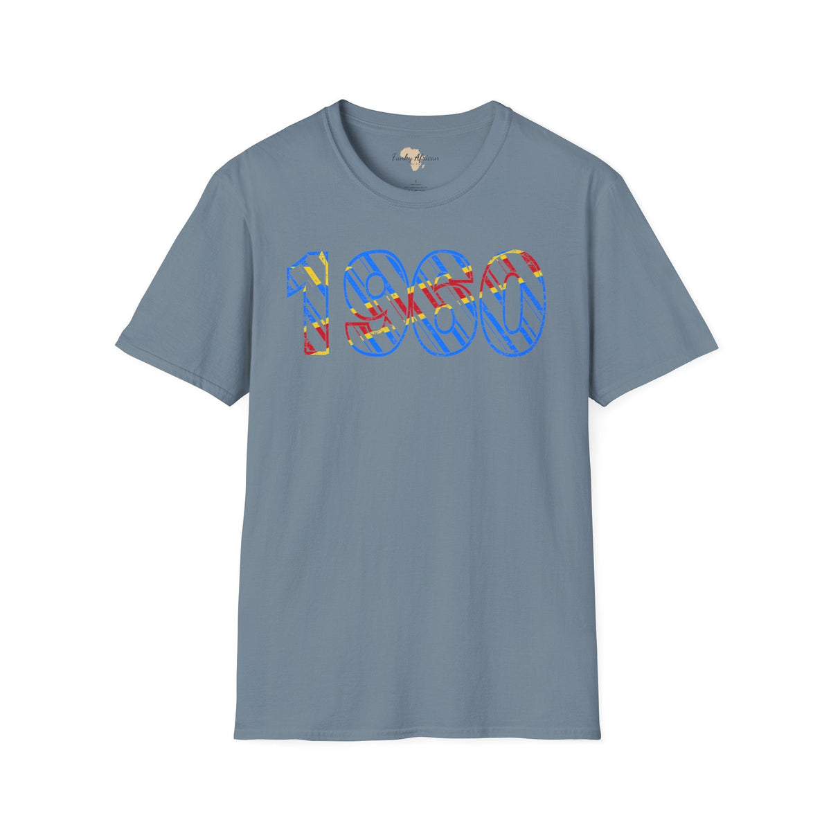 DR Congo year unisex softstyle tee Funky African
