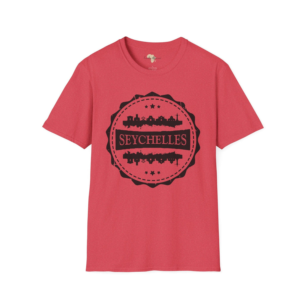 Seychelles Stamp unisex tee Funky African