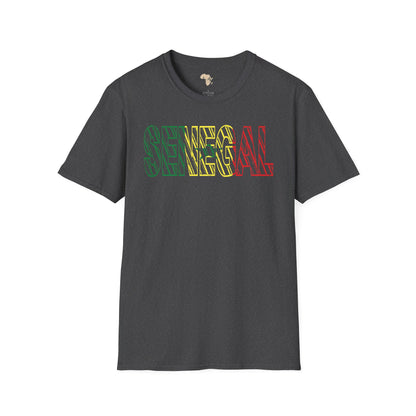 Senegal text unisex softstyle tee