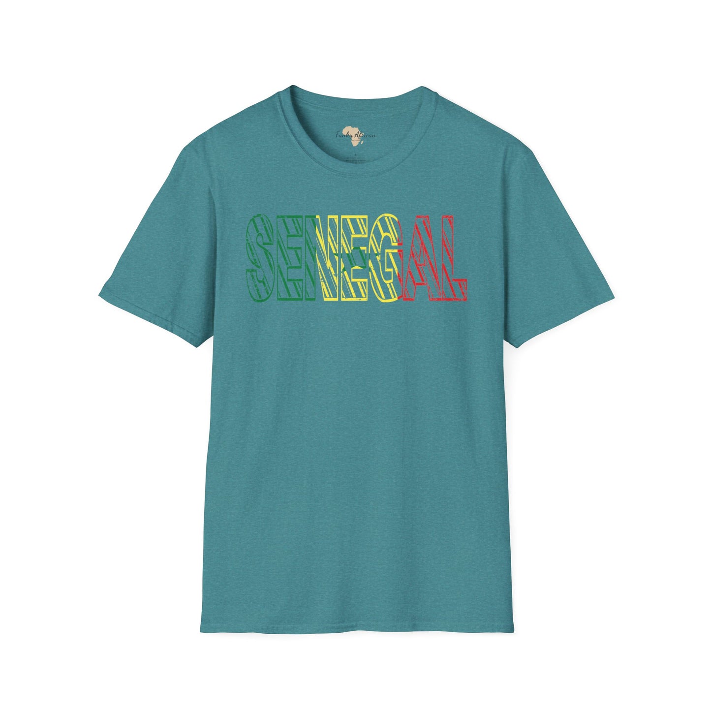 Senegal text unisex softstyle tee