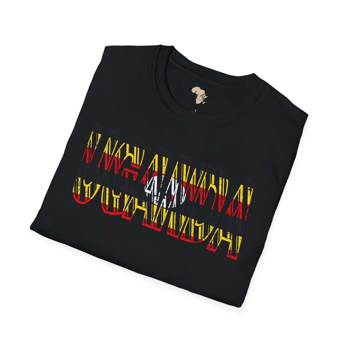 Uganda text unisex softstyle tee