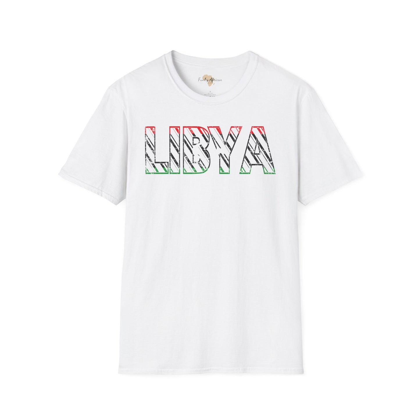 Libya text unisex softstyle tee