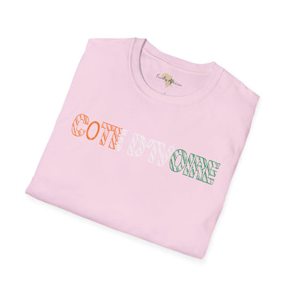 Côte d'Ivoire text unisex softstyle tee