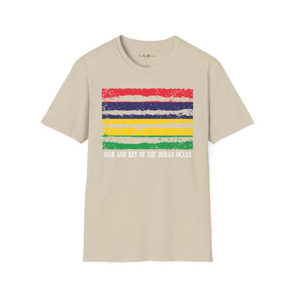 Mauritius strip unisex softstyle tee