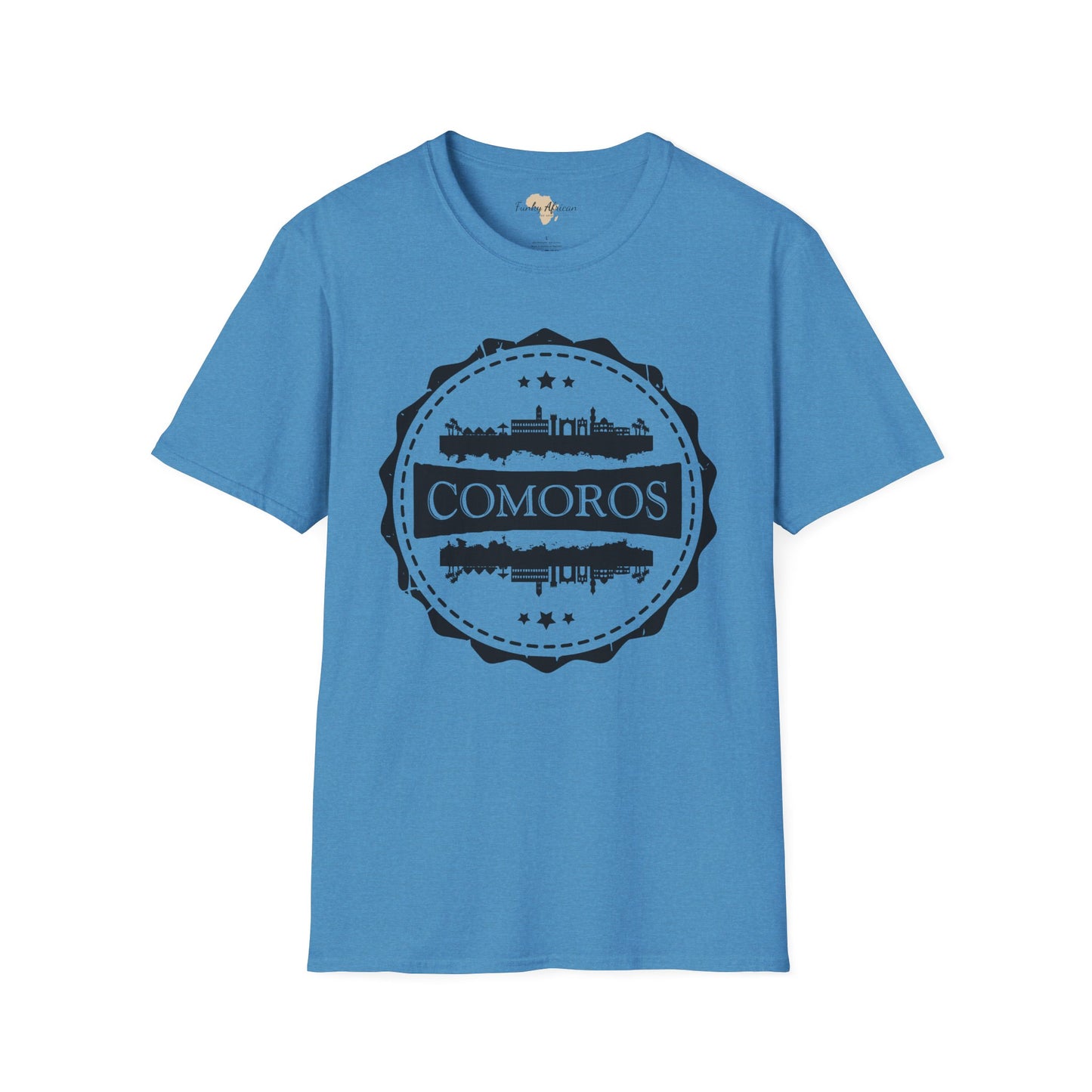 Comoros Stamp unisex tee