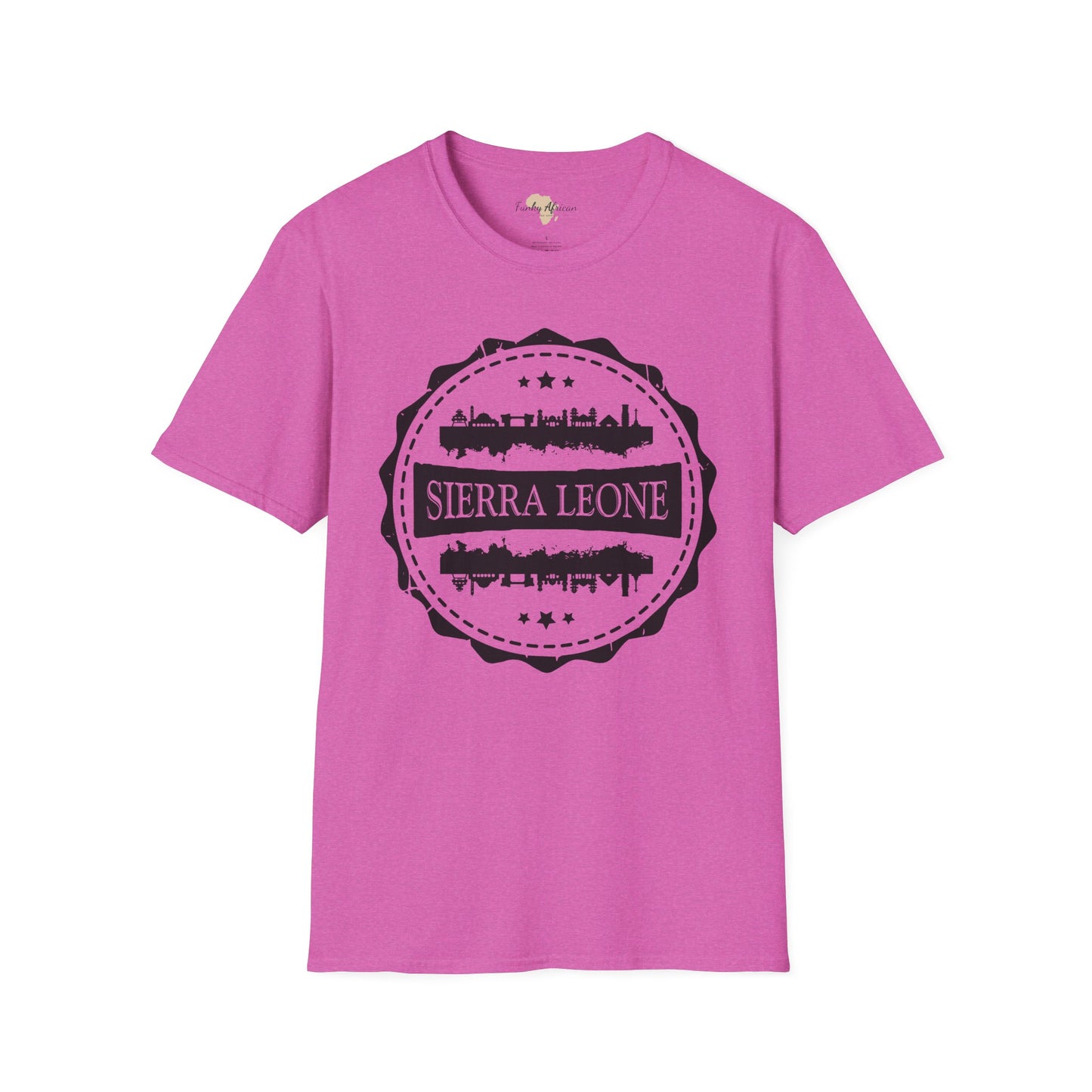 Sierra Leone Stamp unisex tee