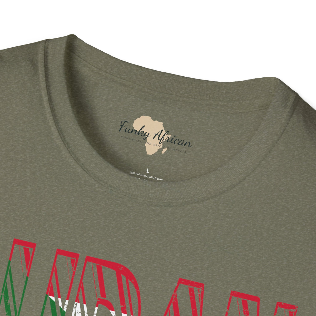 Sudan text unisex softstyle tee Funky African