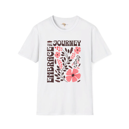 Embrace the journey unisex softstyle tee