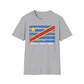 DR Congo strip unisex softstyle tee Funky African