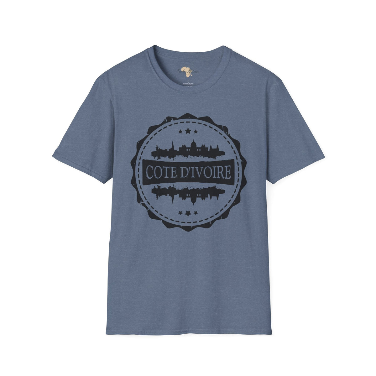 Côte d'Ivoire Stamp unisex tee Funky African