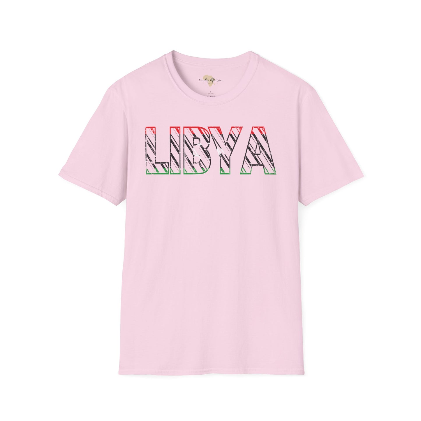 Libya text unisex softstyle tee